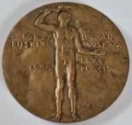 MEDAL POLSKI KOMITET OLIMPIJSKI MOSKWA - LAKE PLACID 1980
