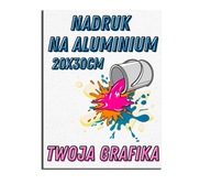 Spersonalizowana blacha aluminiowa z własnym nadrukiem 20x30cm