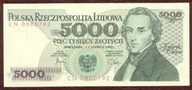 5000 zł. 1982 r. ser. CN UNC b. rzadka seria - PIĘKNY !!!