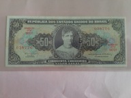 Brazylia 50 Cruzeiros z nadrukiem 5 centavos