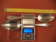Stare, piękne 2 łyżki srebrne MARTIN - waga 140.35 g