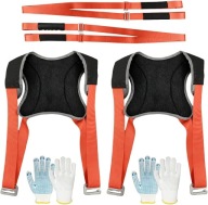 PASY DLA 2 OSÓB DO PRZENOSZENIA CIĘŻKICH RZECZY MEBLI KARTONÓW RĘKAWICZKI