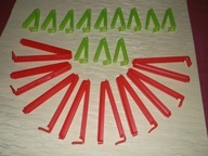 KLIPSY do zamykania torebek 20 sztuk - różne