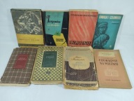 Stare książki wczesny PRL lata 40 50te Gierek komunizm zestaw 8szt