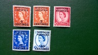 Morocco ** 5 znaczków QEII kolonie angielskie brytyjskie