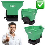 SIEWNIK RĘCZNY PLASTIKOWY REGULOWANY DO ZIEMI TRAWY NAWOZU PIASKU NOWY FLO