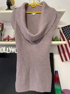 wyprzedaz W moherowy ciepły Good Luck M/L kamizelka dlugi