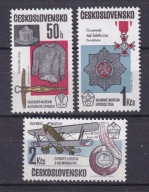 Czechosłowacja** Samolot, kusza, muzeum Mi 2802-04