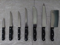 Zestaw noży kuchennych Golden King 7 elementów 7 różnych noży tasak