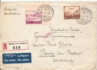 GENERALNE GUBERNATORSTWO -PIONKI/RADOM -koperta -obieg 1941 ze SZWAJCARIA