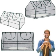 MINI SZKLARNIA TUNEL FOLIA FOLIOWY OGRODOWA OGRODOWY PRZYDOMOWA 120x60x60