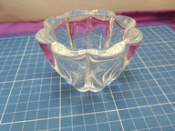 ciężka miseczka cukiernica bomboniera grube szkło kryształ? średnica 9cm