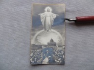 PAPIEŻ PIUS XI ANNUS SANCTUS 1933 - 1934 ŚWIĘTY OBRAZEK przedw. - 34