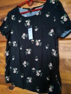 Bluzka kwiatowa z krótkim rękawem(S) Vero Moda