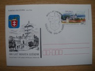 Leżajsk 600 lat Miasta Herb P P 1997 r. N. 100.000 szt. Stempel okoliczn.