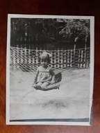 II RP dziecko dziewczynka hamak (1621a)