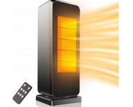 Grzejnik Termowentylator 1800W z Termostatem | Pilot | ECO Tryb | 3 TRYBY