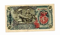Korea Północna 5 Wonów 1947r.