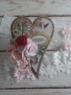 Kartka okolicznościowa w kształcie serca :)