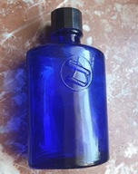 przedwojenna buteleczka apteczna HAUTOL - szkło kobaltowe