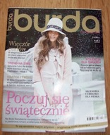 Burda moda&styl 12/2011 moda Boże Narodzenie