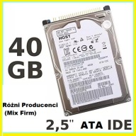 DYSK 40GB ATA IDE - 2,5'' Laptop Testowany Sprawny OK różne firmy modele
