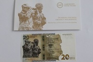 20 zł Banknot Ochrona polskiej granicy wschodniej z 2022 r