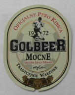 ETYKIETA PIWO GOLBEER MOCNE BROWAR SULIMAR PIOTRKÓW TRYBUNALSKI