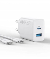 Ładowarka sieciowa 20W Anker USB-C + USB-A, 20 W, Kabel USB-C 1.5m