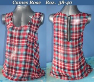 Cames Rose Bluzeczka Top z kieszonką suwakiem r.40