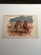 WARSZAWA 1900 - ZAGLOBA ZABIJA BURLAJA- REKLAMA CZEKOLADY E. WEDEL