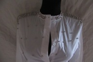 BLUZKA ZDOBIONA BIELUTKA NOWA ROZ XL