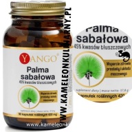 PALMA SABAŁOWA 45% kwasów tłuszcz.90kaps YANGO wsparcie PROSTATA U. MOCZOWY