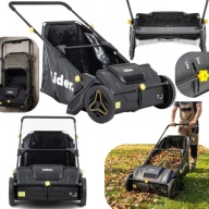 ZAMIATARKA RĘCZNA DO LIŚCI LIDER 53CM ZBIERACZ DO KOSTKI TRAWY 100L KOSZ