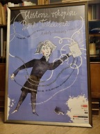 Plakat Mickiewicz Pan Tadeusz – rękopis, Ossolineum 71x50 cm