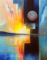 Obraz olejny "Proxima B"