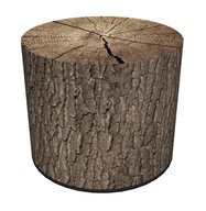 Pufa tapicerowana Bertoni wielokolorowy dębowy wzór