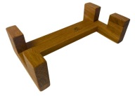 Drewniany dębowy stojak na deskę do krojenia kuchenną 4cm loft prezent