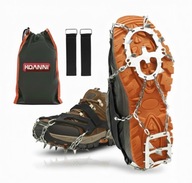 MOCNE RACZKI XL 45-48 NAKŁADKI NA BUTY Z KOLCAMI I ŁAŃCUCHAMI 18 ZĘBÓW