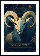 A2 PLAKAT ZNAK ZODIAKU KOZIOROŻEC KOSMOS GALAKTYKA, DO DOMU NA PREZENT ...