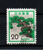 Znaczek Japonia 20 jenów 1971r drzewko bonsai