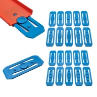 ŁĄCZNIK DO TORÓW HW DLA AUT NIEBIESKI ADAPTER ZESTAW 20 SZTUK