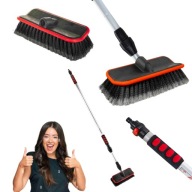 SZCZOTKA DO MYCIA PANELI FOTOWOLTAICZNYCH SAMOCHODU TELESKOPOWA UNIWERSALNA