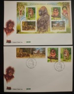 !! ZWIERZĘTA - IRLANDIA 1998 - 2 KOPERTY FDC - STAN BDB !!