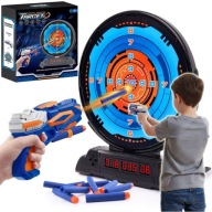 Elektroniczna tarcza strzelecka dla dzieci LCD pistolet 10 strzałek tryby 3