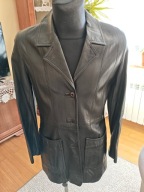 MARYNARKA SKÓRZANA DAMSKA ROZMIAR L - NOWA