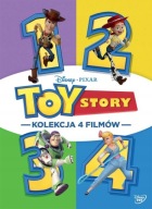 TOY STORY 1+2+3+4 kpl. 361 min 4 X DVD FOLIA