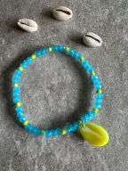 Bransoletka handmade Lato Muszelka Kauri