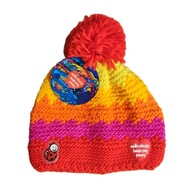 Czapka zimowa z wełną WOŚP - czerwony, różowy, pomarańczowy, żółty
