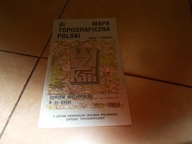 Gorzów Wielkopolski Wojskowa mapa topograficzna Barlinek Choszczno Kalisz